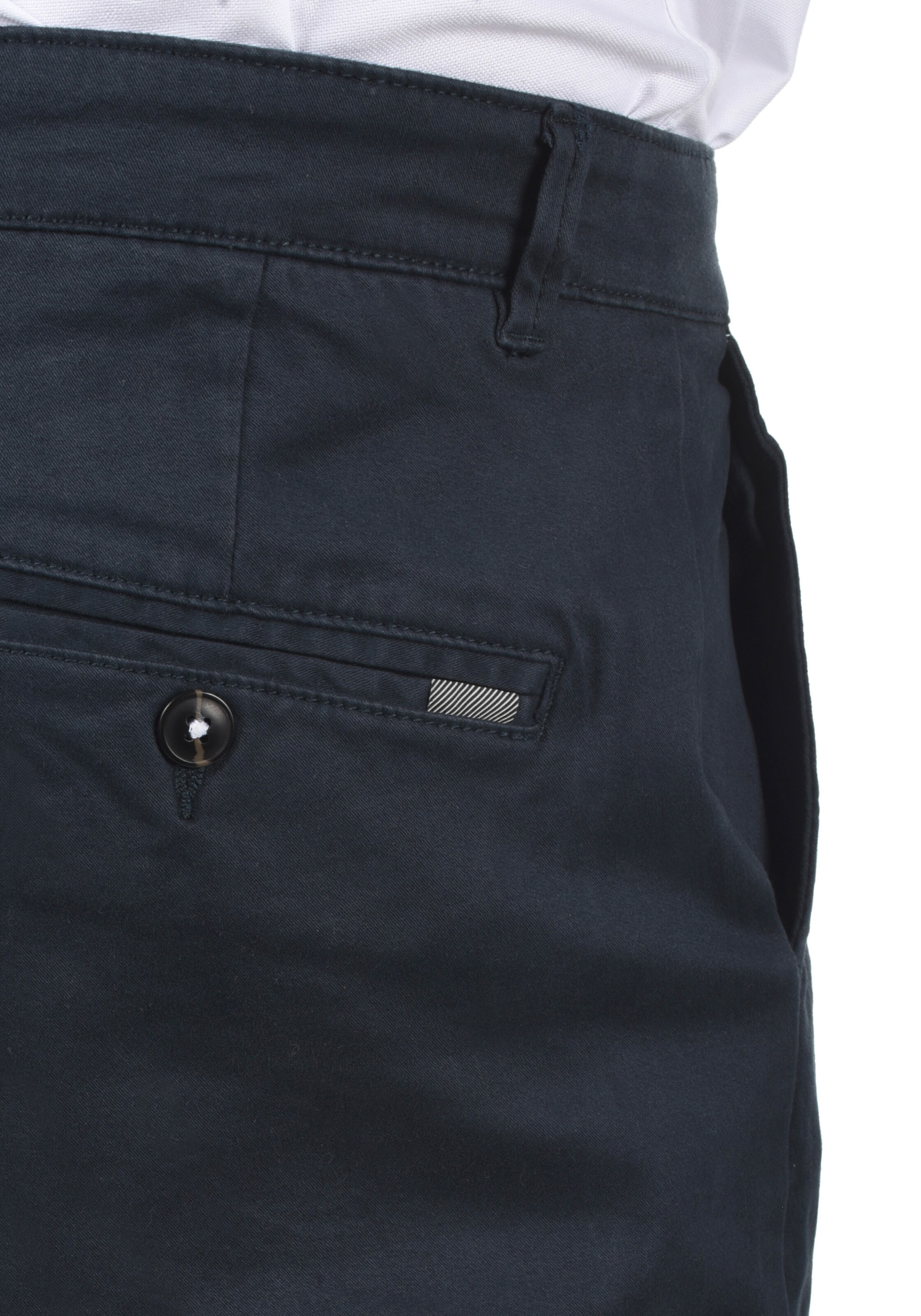 Regular Pantalon chino 'Ravi' !Solid en bleu