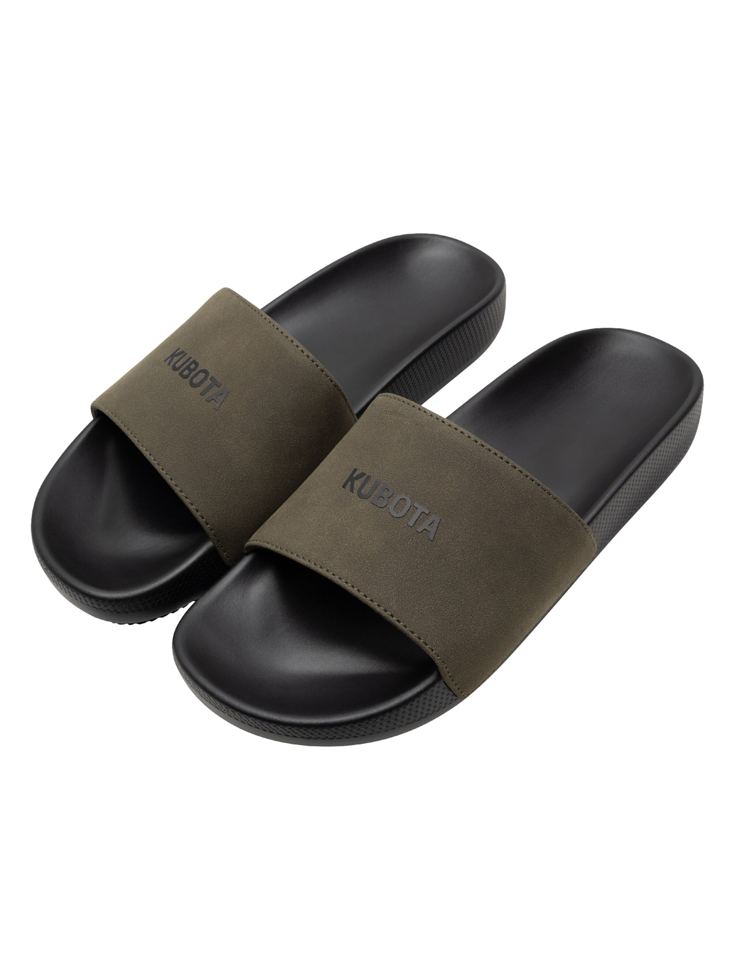 Scarpe da spiaggia / da bagno 'Kubota Men's Slip-On Essence Urban Slides' di Kubota in verde