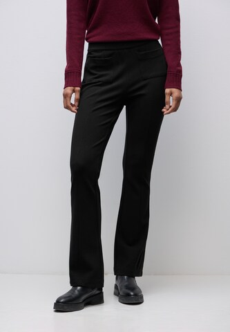 STREET ONE Boot cut Pants in Black: front