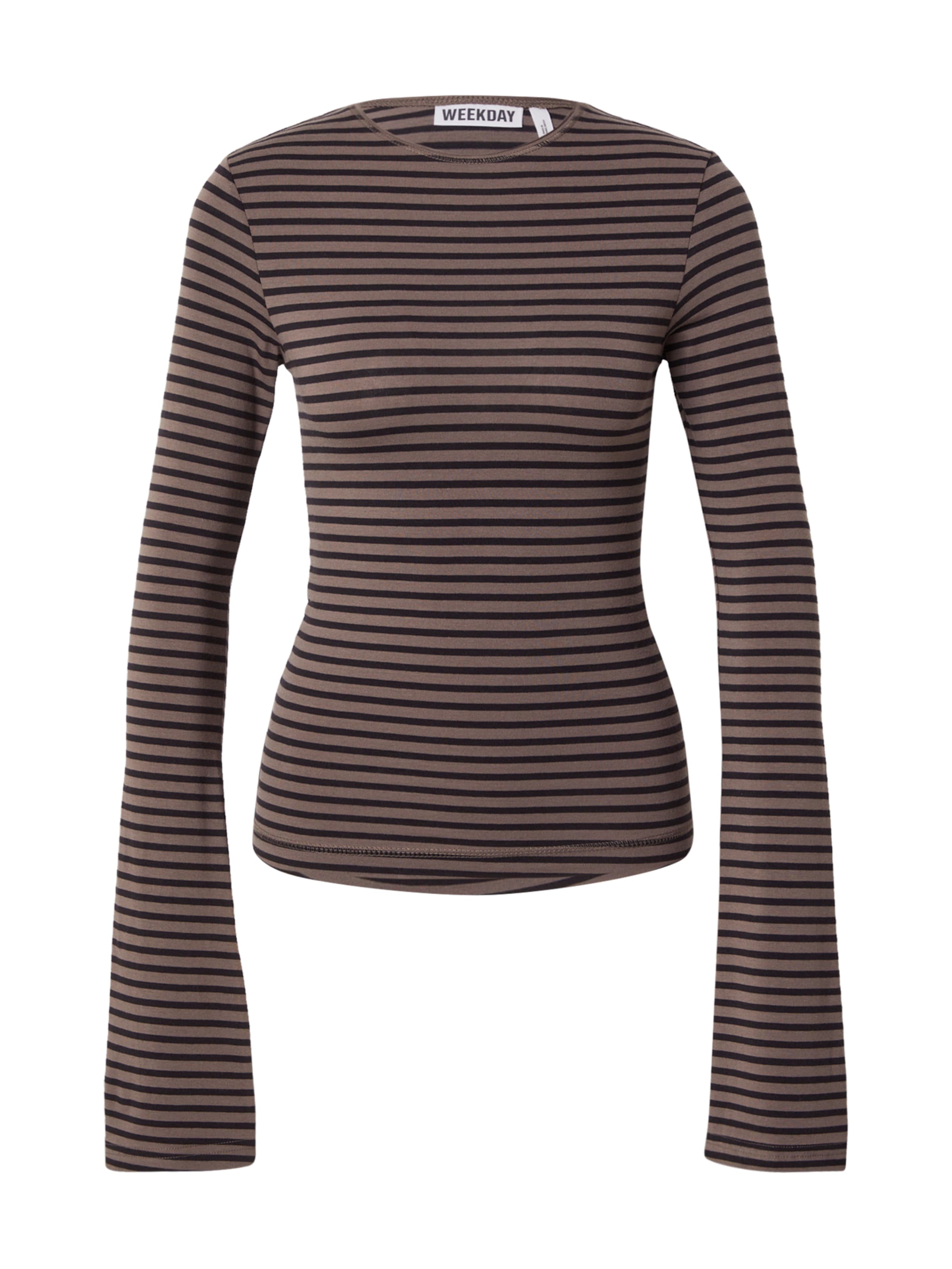 WEEKDAY Koszulka 'Violet' w kolorze brązowy: przód