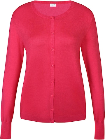 ze-ze Gebreid vest 'Norma 106' in Roze: voorkant