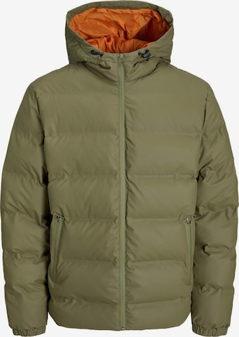 JACK & JONES Winterjas in Groen: voorkant