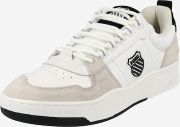 K-SWISS Platform trainers 'Cannonshield' in White: front