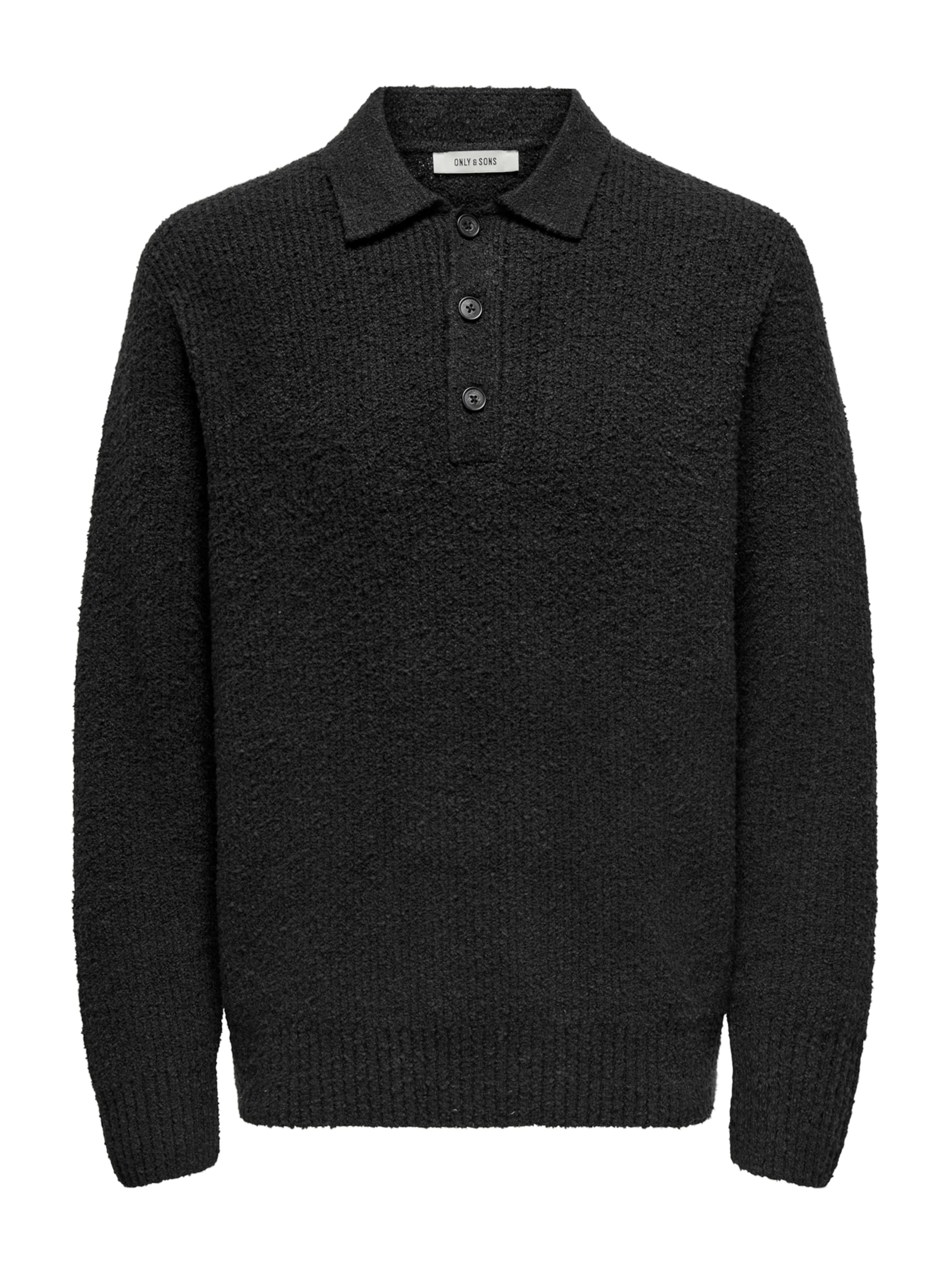 Only & Sons Sweter 'DALE' w kolorze czarnym, Podgląd produktu