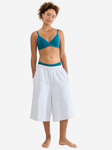 SLOGGI Push-up BH ' Blue ZERO Feel Pure THE UP ' in Blauw