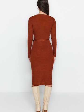 Trendyol - Vestido de punto en rojo