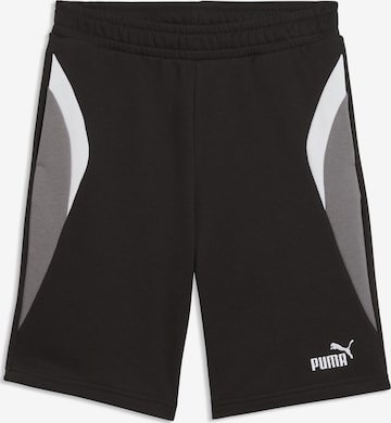 PUMA Regular Pants in Black: front