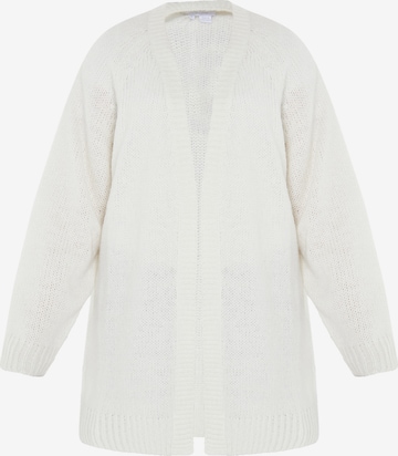 usha WHITE LABEL Knit cardigan in White: front