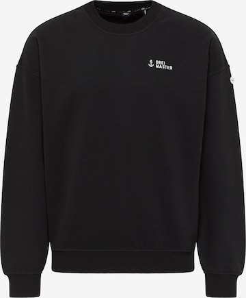 DreiMaster Maritim Sweatshirt i svart: framsida