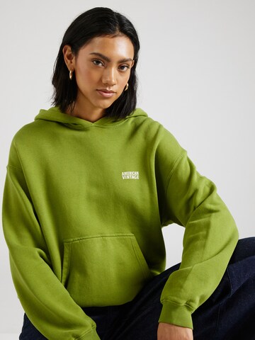 AMERICAN VINTAGESweater majica 'IZUBIRD' - zelena boja