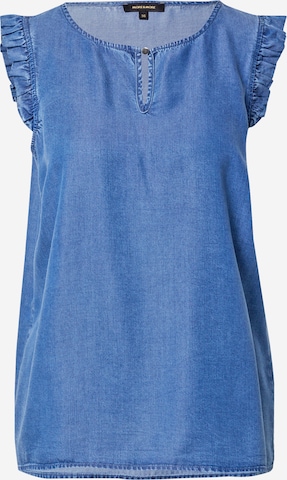 MORE & MORE Blouse in Blauw: voorkant