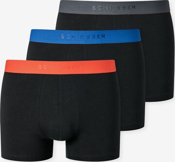 SCHIESSER Boxershorts '95/5' in Zwart: voorkant