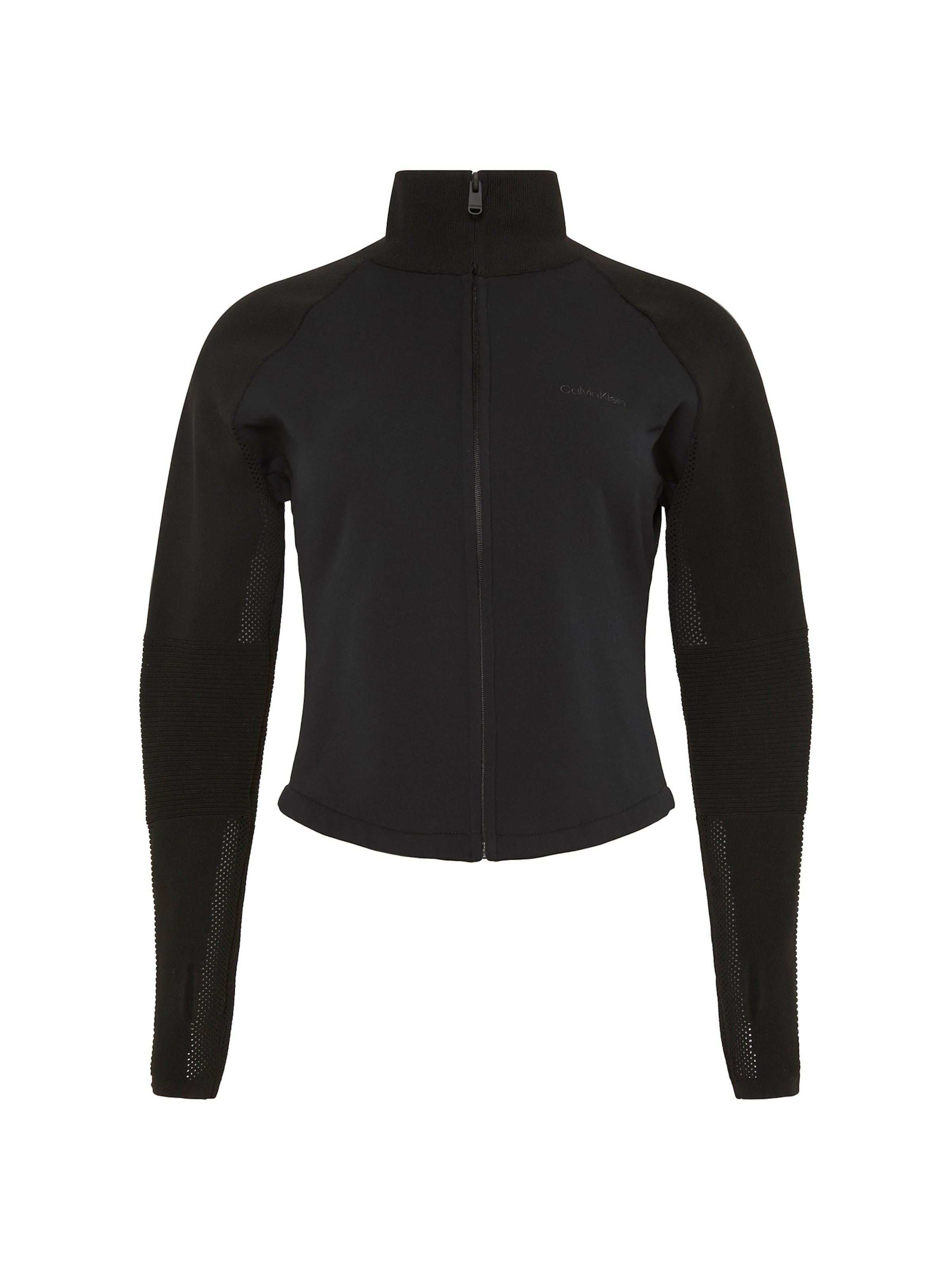 Calvin Klein Sport Tussenjas in Zwart: voorkant