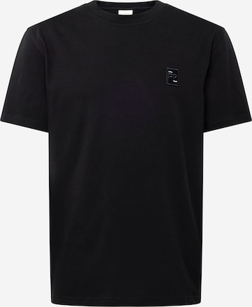 T-Shirt Filling Pieces en noir : devant