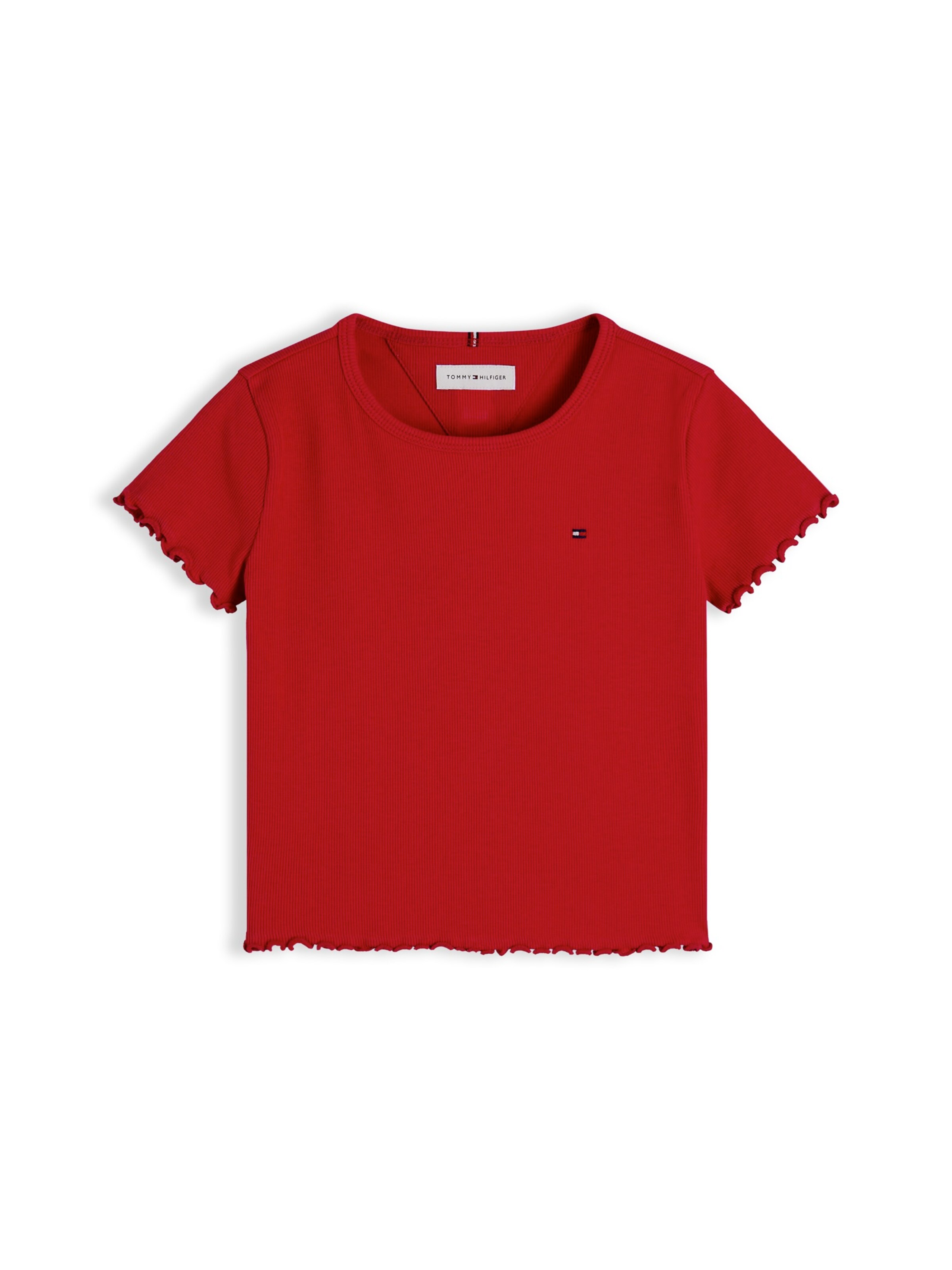 TOMMY HILFIGER Shirt 'ESSENTIAL' in Red: front
