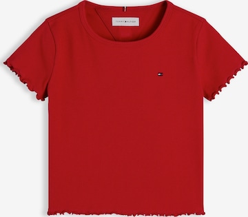 TOMMY HILFIGER Shirt 'ESSENTIAL' in Red: front