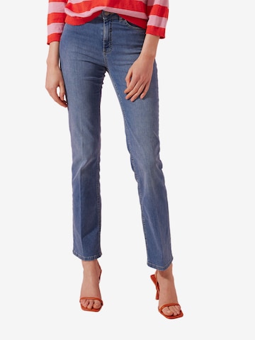 MORE & MORE Regular Jeans 'Marlene' in Blauw: voorkant