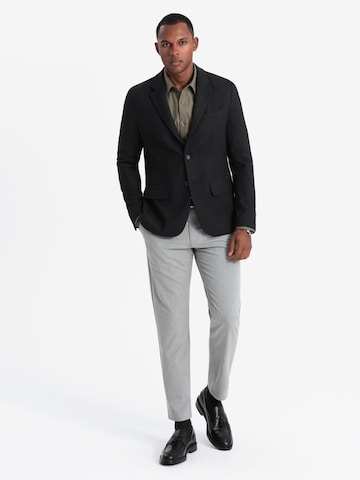 Veste de costume Ombre en noir : devant