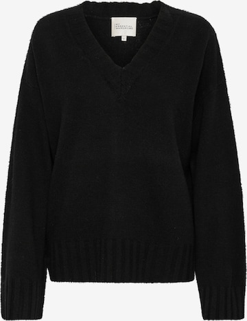 juoda My Essential Wardrobe Megztinis 'Huxi': priekis