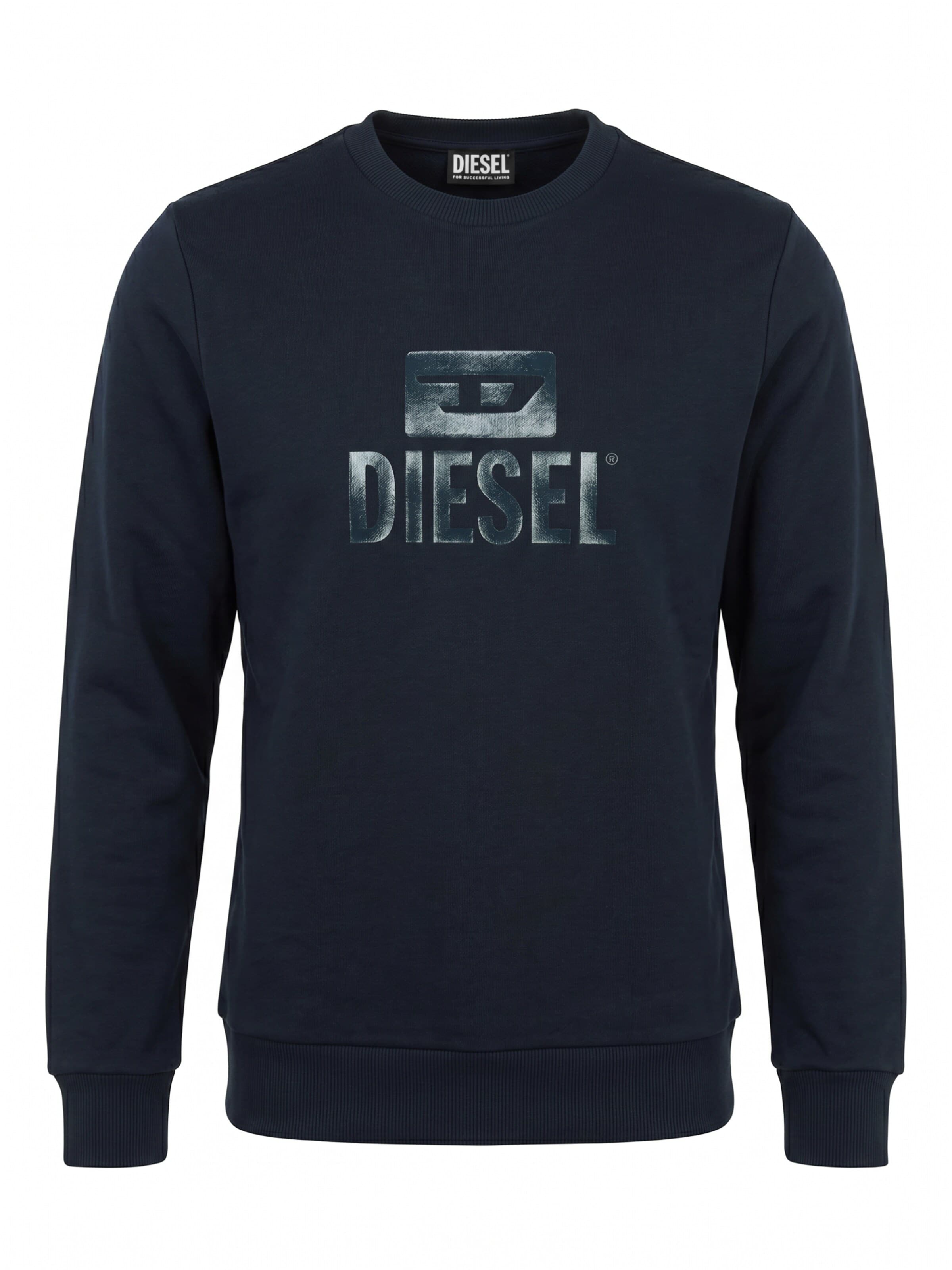 Pullover 'S-GIR TONE ON TONE' di DIESEL in blu: frontale