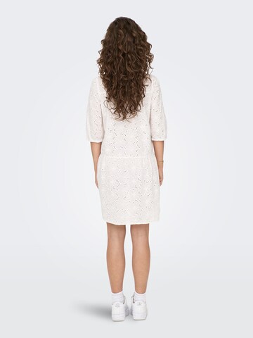 ONLY Платье-рубашка 'Nyla' в Белый