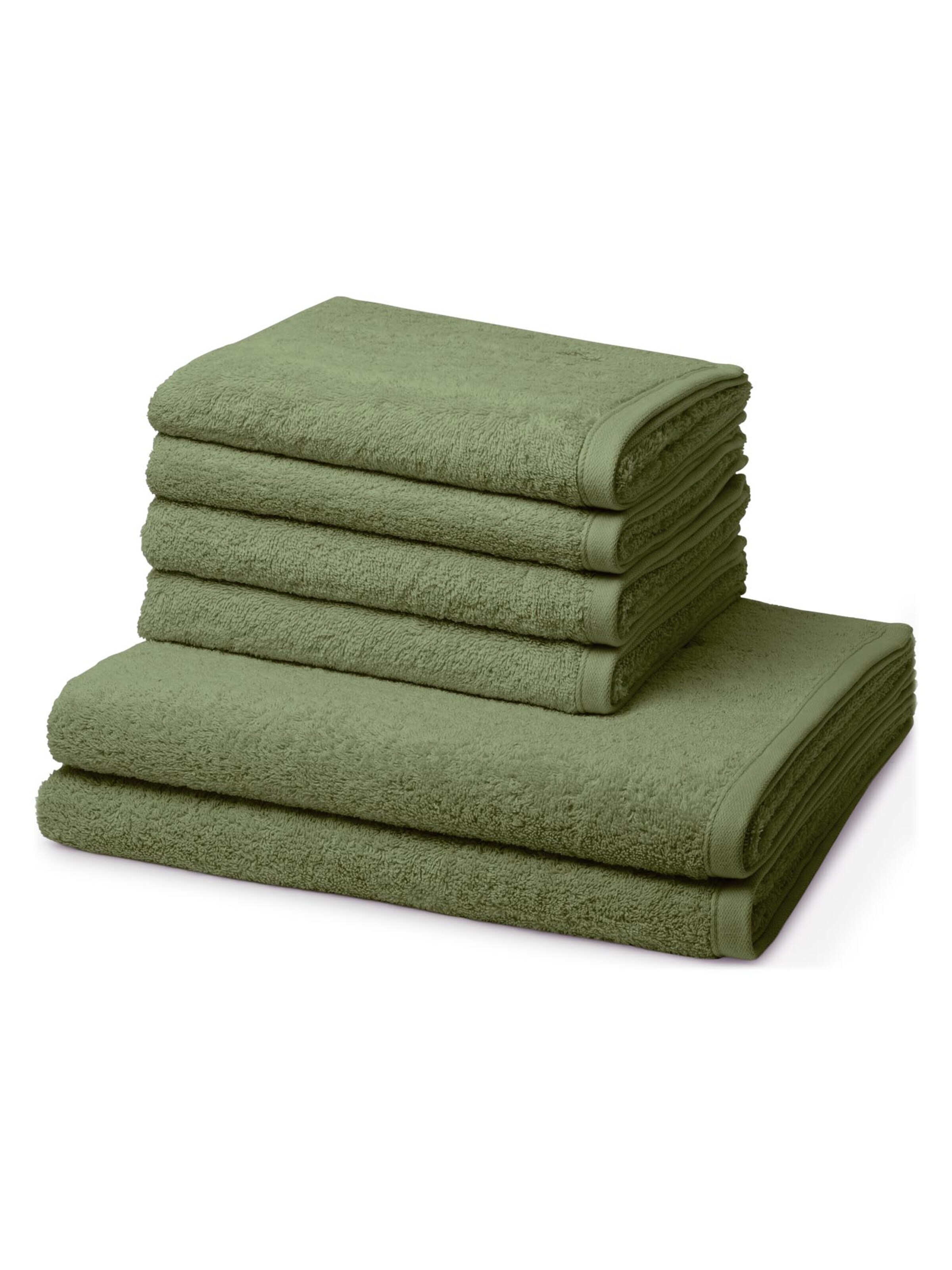 ROSS Towel 'Vita' in Green: front