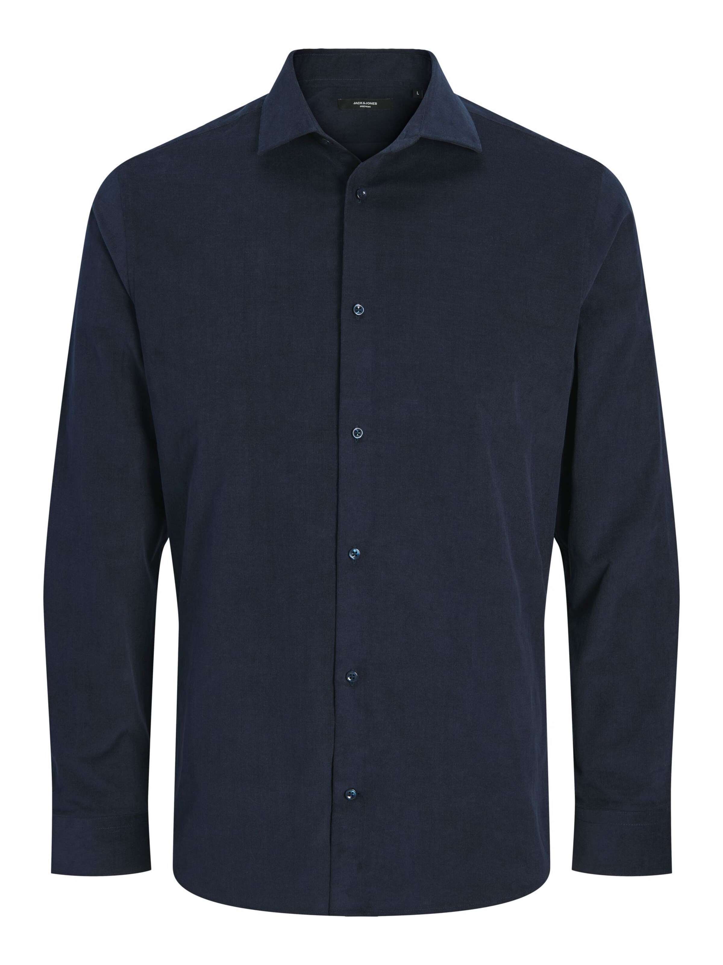 JACK & JONES Regular fit Button Up Shirt in Blue: front