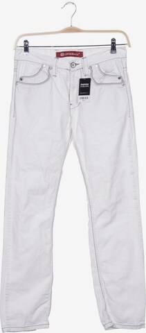 CIPO & BAXX Jeans in 30 in White: front