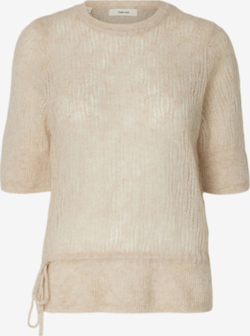 SELECTED - Jersey 'SLFMayer' en beige: frente