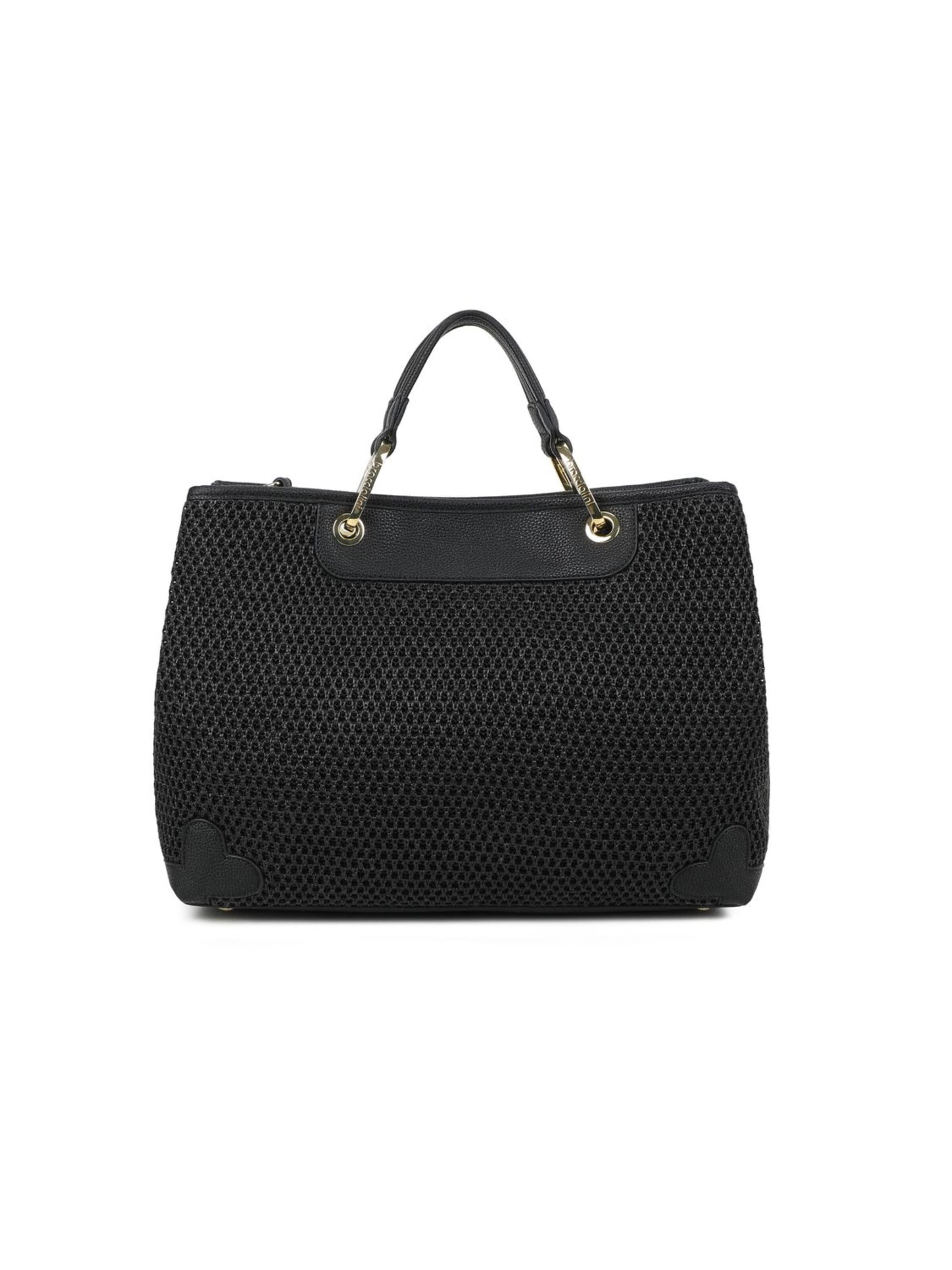 Braccialini Handbag 'Beth Tricot' in Black