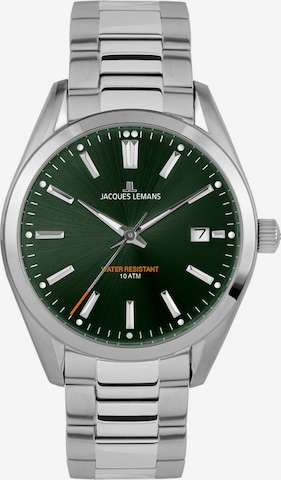 Jacques Lemans Analog Watch in Silver: front