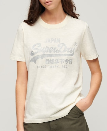 Superdry T-shirt i beige