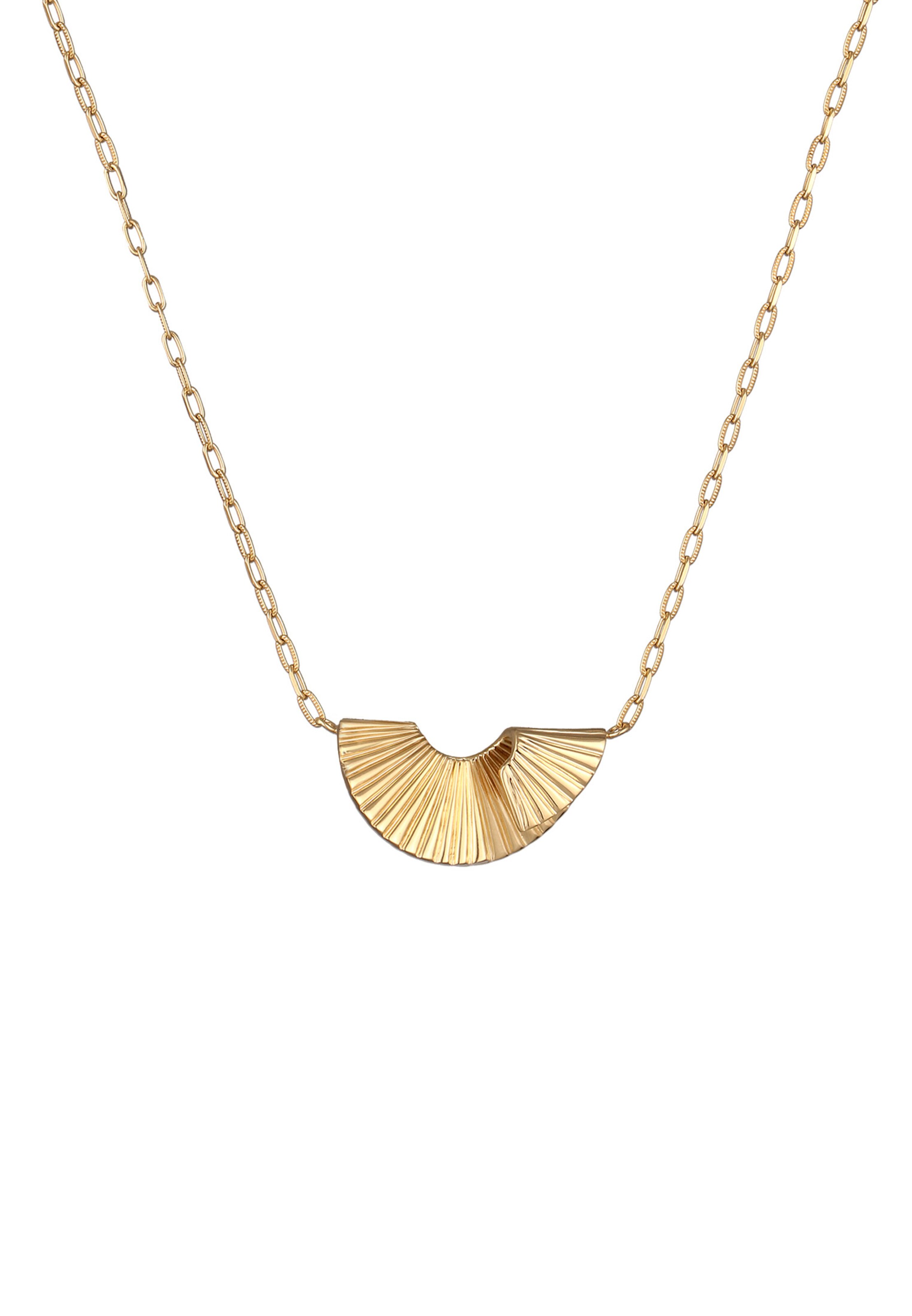 ELLI PREMIUM Ketting 'Organic' in Goud