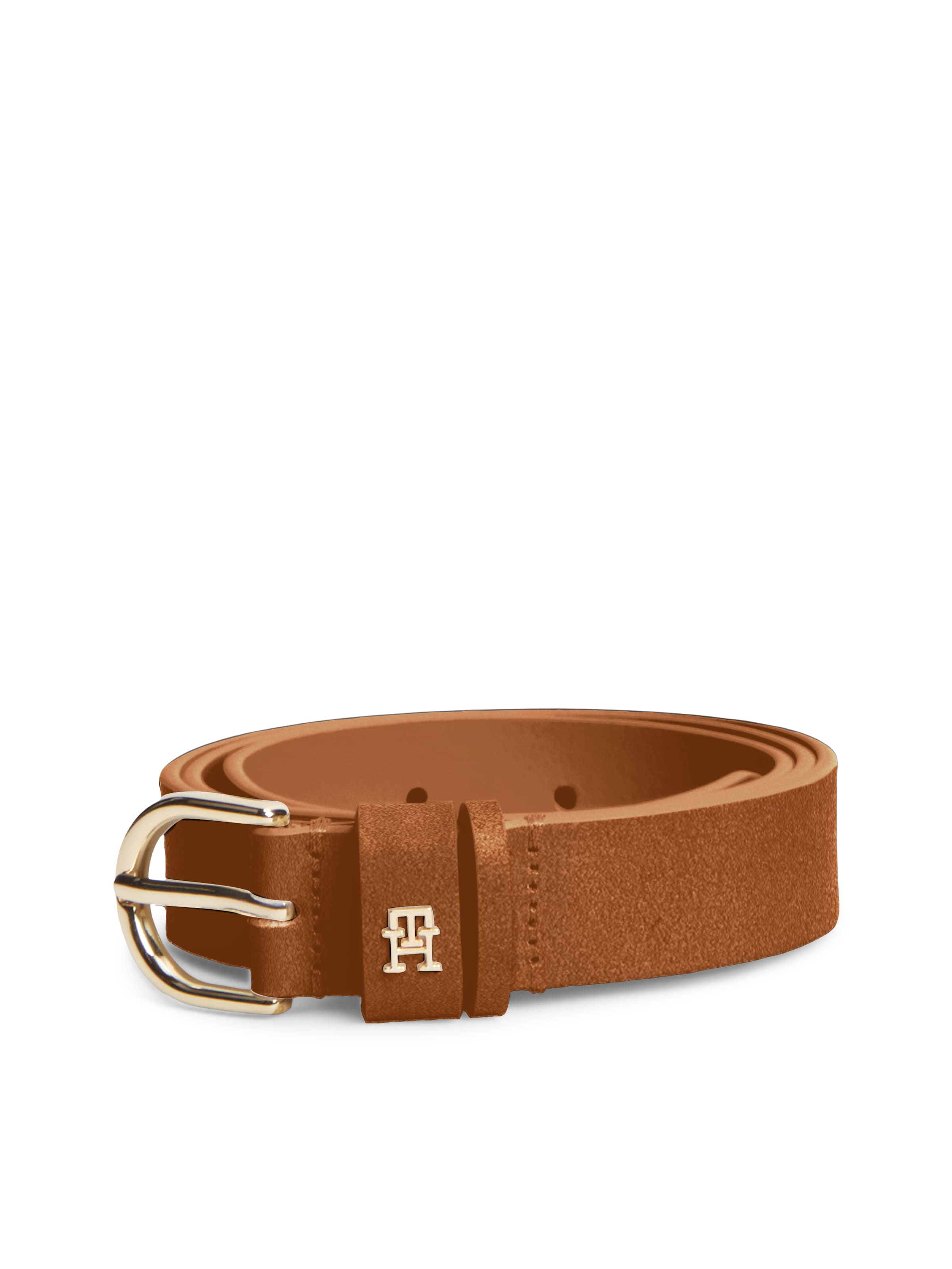 TOMMY HILFIGER - Cinturón 'ESSENTIAL EFFORTLESS' en marrón: frente