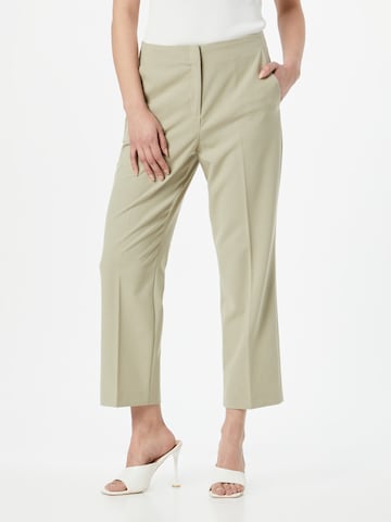 ESPRIT Regular Pleated Pants in Beige: front