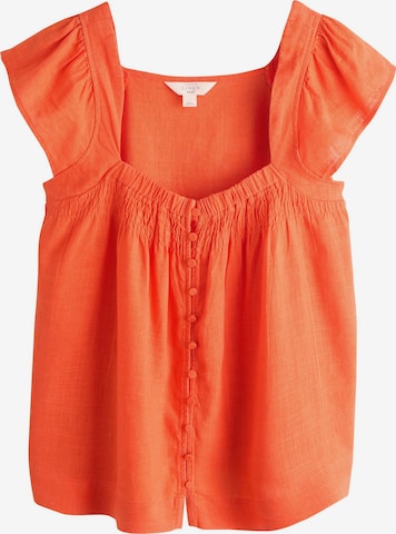 Next Bluse i orange: forside