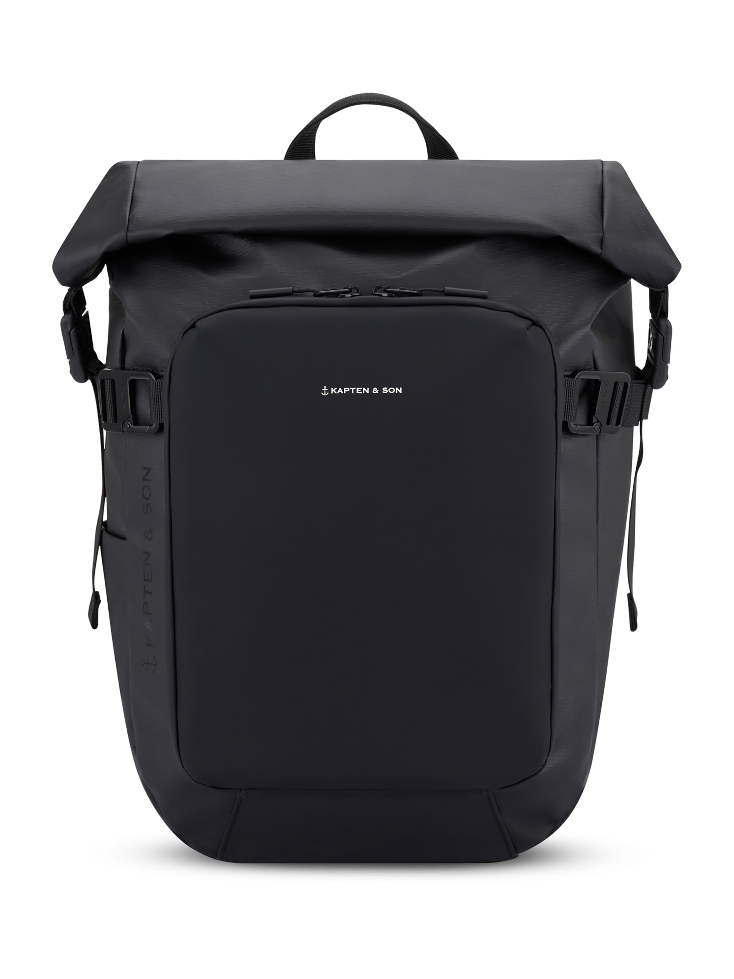 Kapten & Son Hátizsák 'Lisbon Small' - fekete: elől
