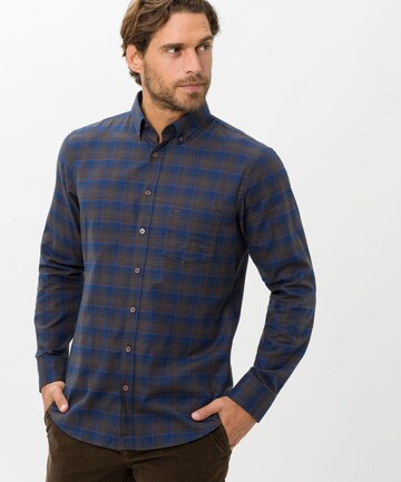 BRAX Regular fit Button Up Shirt 'Daniel' in Blue