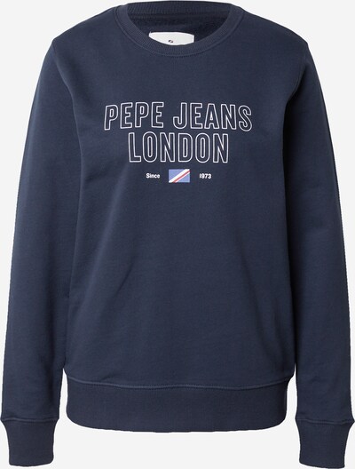 Pepe Jeans Sweatshirt 'SHANTALL' i marinblå / royalblå / körsbärsröd / vit, Produktvy