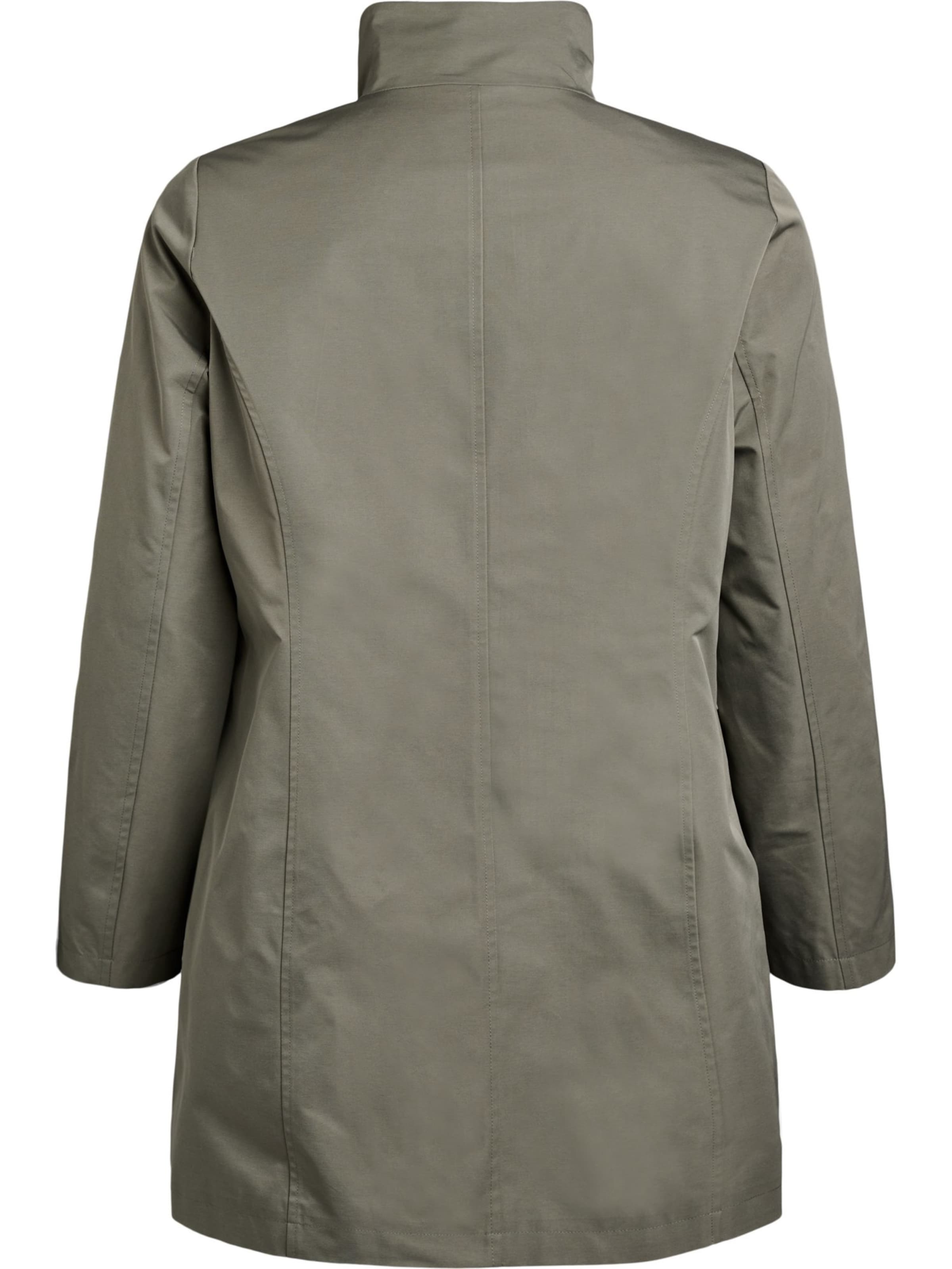 Zizzi Between-seasons parka 'CASHELBY' in Green