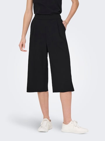JDY Regular Pleat-front trousers 'JDYGEGGO' in Black: front