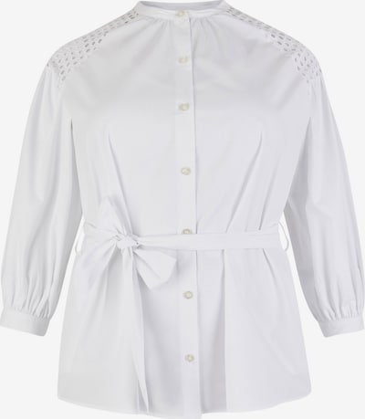 Rock Your Curves by Angelina K. Blouse in White, Item view