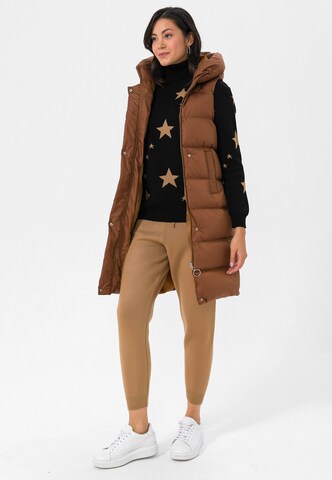 Gilet di Jimmy Sanders in marrone