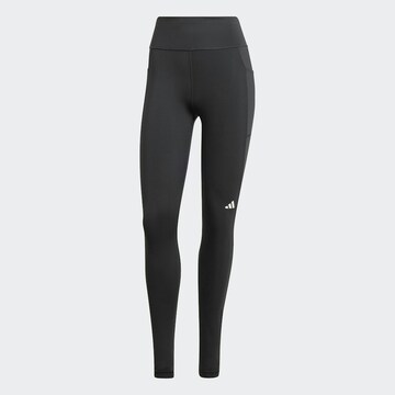 ADIDAS PERFORMANCE Skinny Sports trousers 'Own The Run' in Black: front