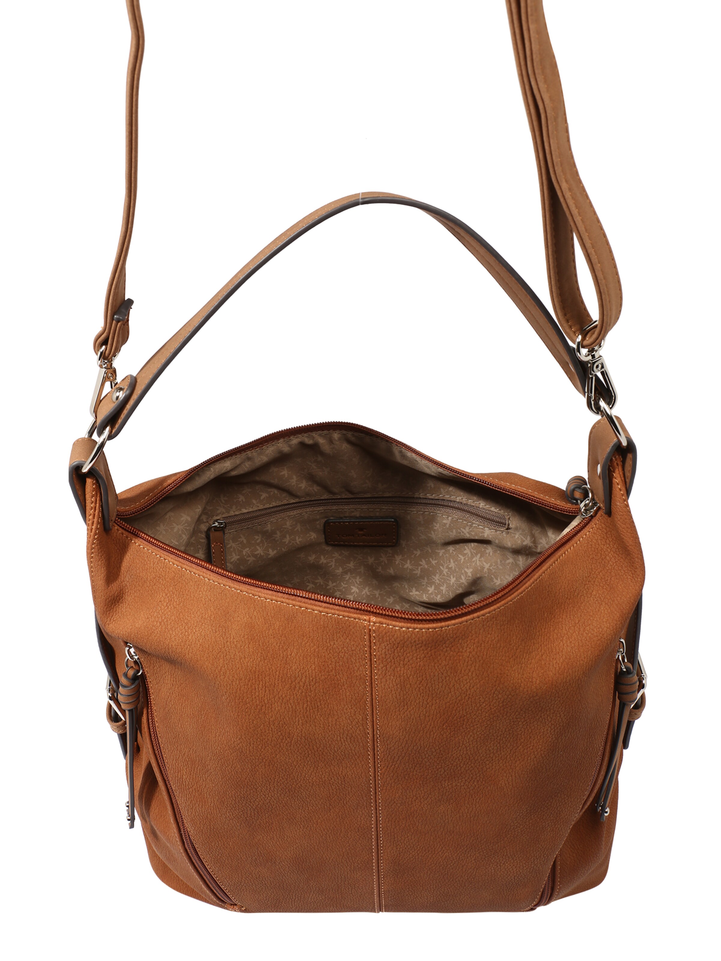 TOM TAILOR Olkalaukku 'Caia' värissä ruskea