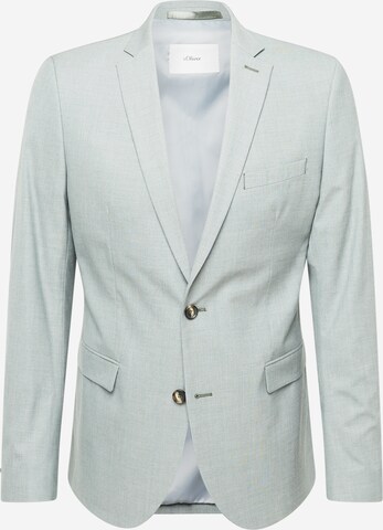 Coupe slim Veste de costume s.Oliver BLACK LABEL en vert : devant