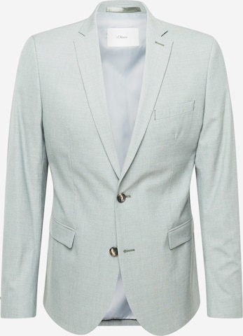 s.Oliver BLACK LABEL Slim fit Suit Jacket in Green: front
