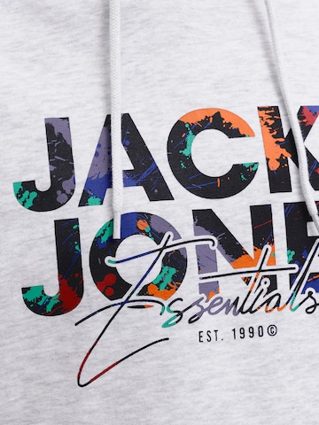 Sweat-shirt 'JJGEPLAS' JACK & JONES en blanc