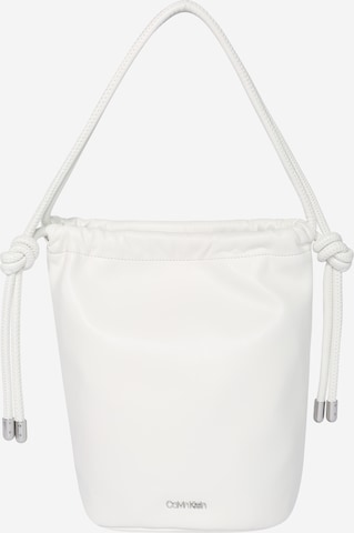 Calvin Klein Ročna torbica | bela barva