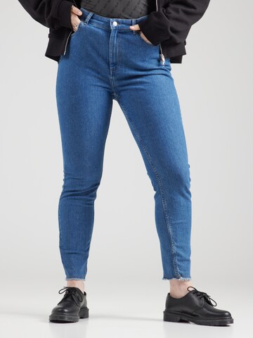 ONLY Carmakoma Skinny Jeans 'CARHush' in Blue: front